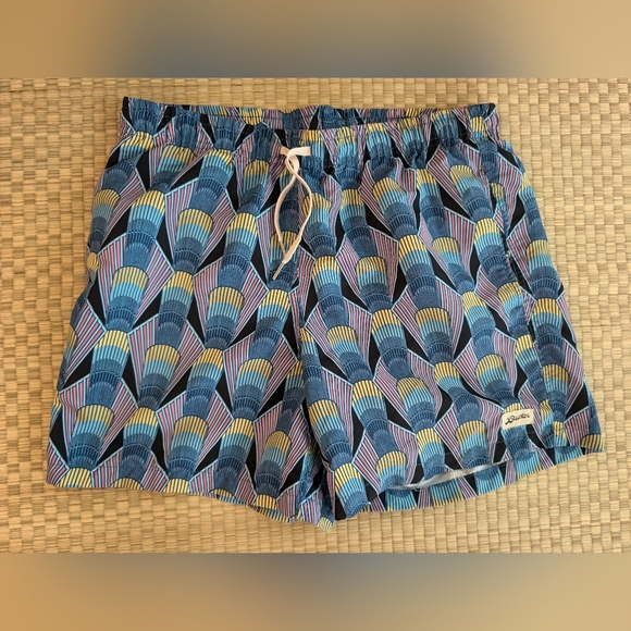 Bather Multi Deco Swim Shorts Men's Size Medium Made in Canada